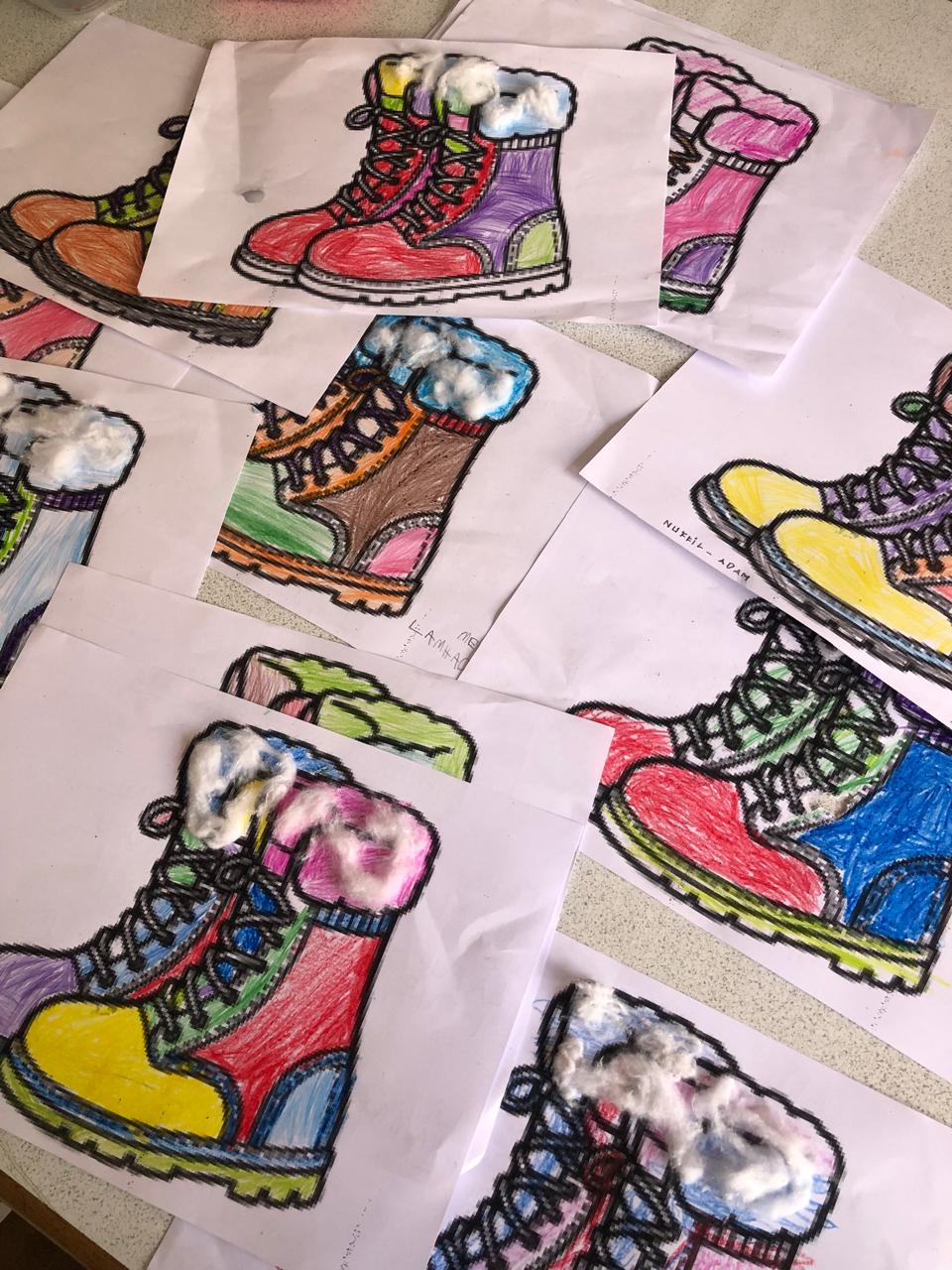 Atelier créatif au jardin d'enfants Les Heures Joyeuses Ain Chock Casablanca